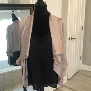Gianni Bini Champagne Drape Jacket